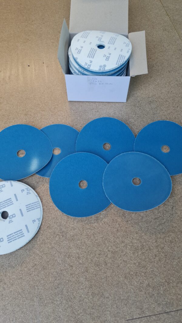 Emporium 178mm Velcro back Zirconia Edger Disc P100 Grit - Image 2